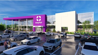 Rendering of Wayfair Columbus Store